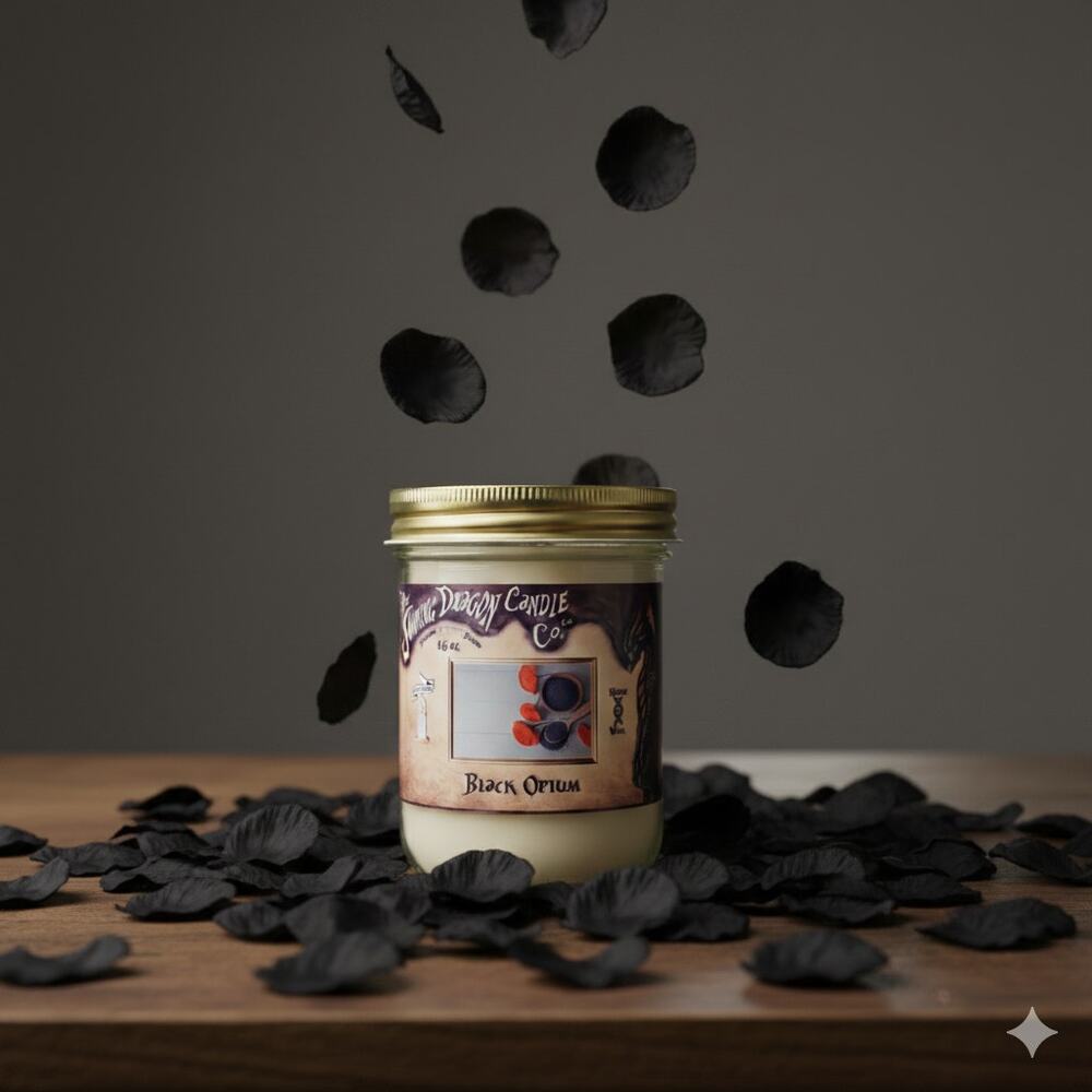 Black Opium - 16 oz Coconut Wax Candle